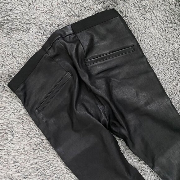 Helmut Lang Leather Leggings - Picture 5 of 6